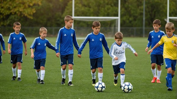 Stage de foot pour enfants avec le zidane five club